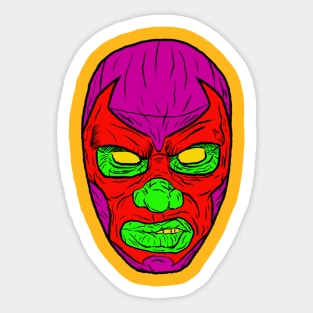 Doc Archaic Luchador Mask Sticker